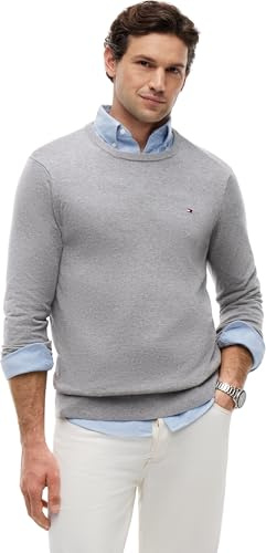 Tommy Hilfiger Men’s Essential Cotton Crew Neck Jumper