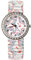 Donny Kelly Damen-Uhr Zugarmband Edelstahl Analog Quarz 1700071 (weiß rot)