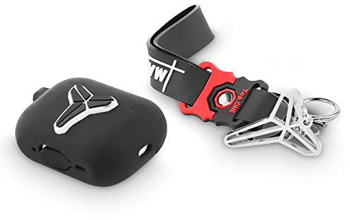 XMBYGY Custodia per Airpods Pro 2a Generazione con Bambola e Portachiavi, Custodia di Ricarica in Silicone con Design Carino Accessori Cover Protettiva Compatibile per Custodia Airpods Pro 2 2022