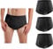 Carer Inkontinenz Pants Männer 3 Packungen wiederverwendbar & waschbar Baumwolle Inkontinenz Slips für Herre mit absorbierender Einlage Unterwäsche für Männer XXL