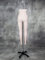 Weibliche Plus-Size-Bein-Schaufensterpuppe mit Rädern, feststeckbarer halber Nähpuppen-Körpertorso aus Schaumstoff für Kleidung/Hosen/Hose/Jeans, verstellbare Höhe 150–190 cm (Size : M)