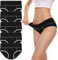 Unterwäsche Frauen High Waist Femdisc Periodenscheibe Menstruationsunterwäsche Starke Blutung Erste Periode Periodenslip Baumwolle Period Panties Hipster Periodenunterschwäsche Unterhosen 5er Pack