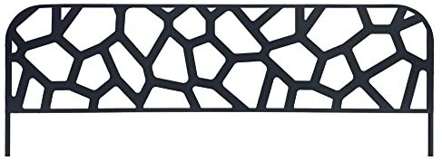 Bordure métal décoratif à planter STONE - 0,40 x 1 m - Ardoise