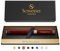 Scriveiner Deep Crimson Personalisierter Stift - Atemberaubender Roter Lack Luxus Tintenroller Mit Chrom-Finish, Schmidt Tinte, Bestes Graviertes Tintenroller Geschenkset, Custom Name Gravur