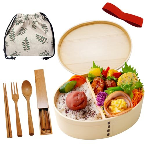 centcres Magewappa Wappa, White Wood Style (Willow Cedar), Bento Box, Complete Set, Antibacterial, Wappa, Moisturizing, Wappa, Wappa, Bendwappa (Green Leaf)