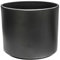 Ivyline Ceramic Prague Planter in Anthracite - Waterproof and Premium Glazed - Decorative Indoor Ceramic Flower Pot - H24 x D28cm