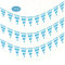 Oktoberfest Deko Blau Weiß Girlande,3 Stück 10m Oktoberfest Wimpelkette Bayrische Deko,Oktoberfest Girlande Deko Oktoberfest Party Wimpel Banner Oktoberfest Accessoires für Bierfest Innen Outdoor,30M