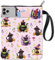 CRASPIRE Black Cat Book Sleeve Halloween Book Covers Stars Book Protector for Paperbacks Washable Fabric Cloth Book Cover with Zipper and Extra Sleeve Pocket for Book Lovers Classmate Gifts