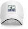 Basecap Dutch Blue Delft: Vintage WindmillPrint Cap Baseball Cap benutzerdefinierte Kappe Frau Hüte Männer