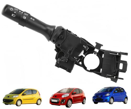 YFYANFEI Lenkstockschalter für Citroen C1 Peugeot 107 Aygo, Scheinwerfer Nebelscheinwerfer Blinker Steuerhebelschalter, Autoersatzteile und Zubehör 6253.A0