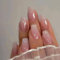 24STK Press on Nails Mittellang Sargförm, Glitzer Rosa Ombre Nägel Fingernägel zum Aufkleben Künstliche Nägel Fake Nails Klebe Nägel Nagelspitzen Abnehmbare Drucknägel Damen Nagel Zubehör
