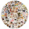 Uzndq 100 Stück Meme Sticker Set,Katzen Sticker,Cute Sticker,Auto Aufkleber Lustige,Niedliche Katzenaufkleber,ästhetische Aufkleber,Ideal Für Katzenliebhaber Wasserflaschen Sammelalbum Telefon