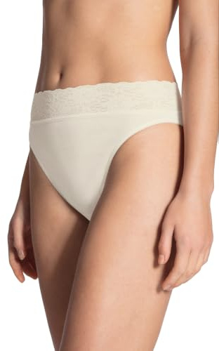 CALIDA Iconics Jazzpant Damen | aus 100% Baumwolle, Spitze am Beinausschnitt