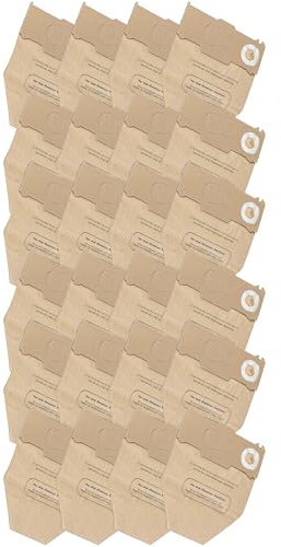 Lot de 24 sacs d'aspirateur compatibles avec les modèles Vorwerk Kobold 130, 131 et SC | Sacs d'aspirateur en papier de qualité supérieure | Sacs d'aspirateur ajustés | Filtration efficace pour les