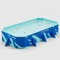 Piscine familiale extérieure de grande taille et durable avec support solide Fêtes aquatiques estivales Piscine pliable for l'extérieur/le jardin/l'arrière-cour/la pelouse(4m/13ft)