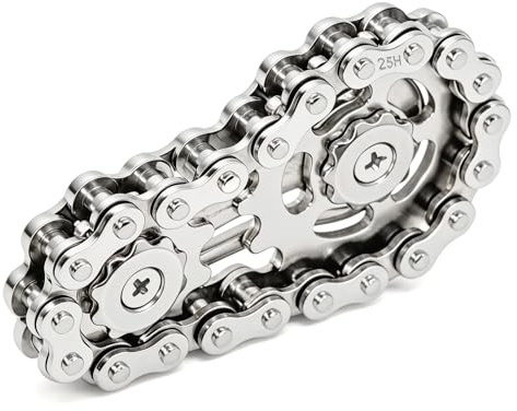 Getriebe Fidget Spinner,Zahnräder Fidget Kette,Montage Fidget Spinner Ring Spielzeug,Fahrrad Kette Getriebe Fidget Spinner,kinetische Schreibtisch Spielzeug Neuheit Hand Finger Spinner für Anti-Angst