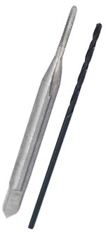 Drill America POUM Series m4 X .7 Tap and Drill Set, m4 X .7 HSS Plug Tap and 3.30mm HSS Drill Bit in Plastic Case