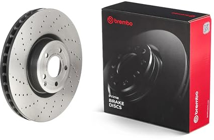 BREMBO 2x Bremsscheibe 09.B474.11 Ø360mm, Gelocht/innenbel. | Kompatibel mit: MERCEDES-BENZ SL