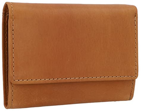 Gusti Leder Portemonnaie Damen Tessa – Kompakte Geldbörse Damen Leder mit 16 Fächern aus robustem Echtleder – Ideal für Alltag & Reisen