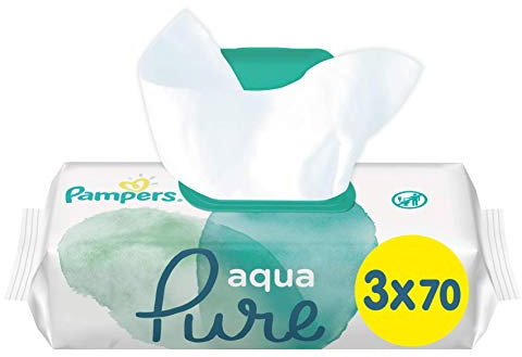 Pampers Baby Wipes Aqua Pure 3 Packs Wipes