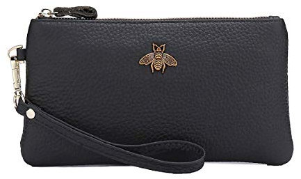 imeetu Damen Zzd191801 Clutch, Schwarz