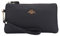 imeetu Women's Wristlet Wallet, Leather Clutch Purse with Wrist Strap black Size: 7.9 × 4.3 × 0.8 inches