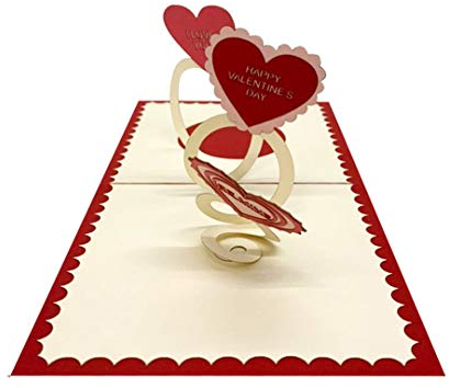 Be My Valentines karte Valentinstagskarte Geschenk pop up 3D karte liebe Romantische Liebeskarte zu Hochzeitstag Geburtstagskarte Glückwunschkarte Verlobung Liebeserklaerung