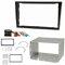 Sound-way Kit de Montage Autoradio, Façade Cadre de Radio 2 DIN, Adaptateur Compatible avec Opel Astra H, Corsa D, Zafira B, Daewoo Winstorm, GMC Terrain