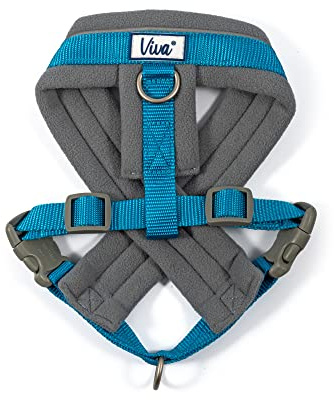 Ancol Viva Gepolstertes Geschirr, Schwarz, XXL, 97-130 cm