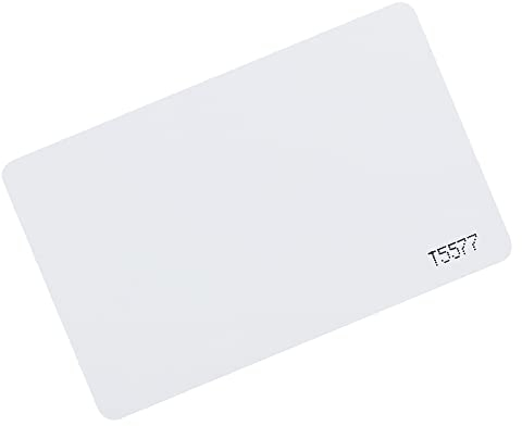 sourcing map 10 Stück ID Karte RFID Proximity 125 kHz T5577 Wiederbeschreibbares kontaktloses PVC 0,8 mm dick für Türzugangskontrollsystem Weiß