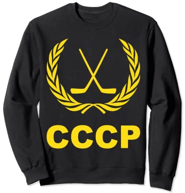 Eishockey Hockey UdSSR Spieler Geschenk Sweatshirt