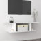 Tidyard Mensola Armadietto TV da Parete Moderno Truciolato con 2 Ripiani 103x30x26,5 cm,Mobile TV da Parete Moderno,Mobile TV da Muro,Mobile TV Pnesile,Mobile TV Sospeso,Mensola TV da Parete