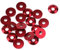 Pastlla 20 Stück M4 13 mm x 3 mm Aluminium rot eloxiert Senkkopfschrauben Unterlegscheiben Kegelkopf Schraube Dichtung konisch Senkkopf Kotflügel Unterlegscheiben