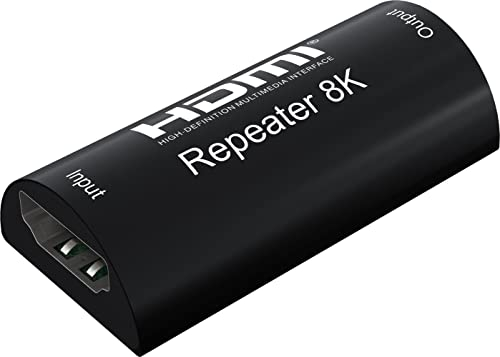 Techly 365559 Extender Digitaler Repeater HDMI 8K@60Hz HDCP 3D Bis zu 25m Schwarz