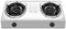 IBOWZ Burners Gas Hob 71cm Built-in Gas Cooktop,LPG/NG Dual Fuel Gas Cooker，2 Burners Kitchen Hob,Enamel Pan Stands,，4.2KW Cyclone Fire Burner [Energy Class A] (Color : LPG)