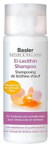 Basler Ei-Lecithin Shampoo Flasche 200 ml | Shampoo trockenes Haar | Shampoo gereizte Kopfhaut