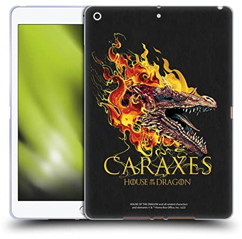 Head Case Designs Offizielle House of The Dragon: Television Series Syrax Kunst Soft Gel Handyhülle Hülle kompatibel mit Apple iPad 10.2 2019/2020/2021