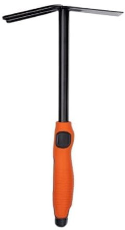 Black+Decker Doppia Zappa - 3 Denti e Tallone - 30 cm - Impugnatura ergonomica - Nero/Arancione