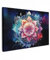 MuchoWow© Wandbilder 90x60 cm Schlafzimmer Home Deko Wohnung Bild Wohnzimmer Fotoleinwand Wand Bilder Leinwand Wall Decor Mandala - Farben - Galaxie