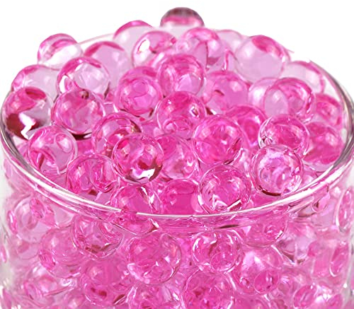 Wasserperlen 10000 Stücke Wasserperlen durchsichtig für Pflanzen, Gelperlen für Blumen und Pflanzen, Water Beads für Heimwerker,Dekoration,Pflanzenfüller, Korngröße 1.5-2 mm (Rose Pink)