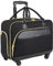 Ytonet Rolling Laptop Bag, 17.3 Inch Rolling Briefcase for Women with 4 Spinner Wheels, Water Rresistant Rolling Computer Bag with Lock, Rolling Bag for Travel Work Business Overnight Teacher, Black,