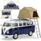 Volkwagen T1 Blau Weiss mit Dachzelt Samba Bully Bus 1950-1967 1/43 Schuco Modell Auto Modell Auto