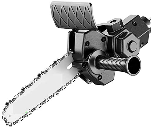 Mini motosierra, Taladro eléctrico de 4/6 pulgadas modificado a herramienta de adaptador de motosierra eléctrica, Kits de cabeza de conversión portátil, poda de carpintería para ramas de árboles, pati