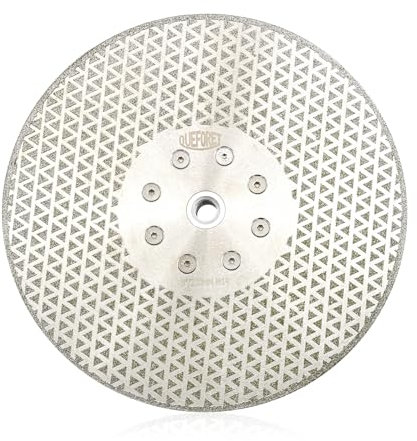 QUEFORET Diamond Cutting Disc 230mm - Disc for Cutting Grinding Granite Marble Ceramic Porcelain Tile Quartz, M14 Flange
