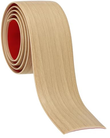 PATIKIL Striscia di Transizione Autoadesiva per Pavimenti Nastro Rivestimento in Laminato Vinilico per Unire Fessure Pavimento Porte Moquette Piastrelle, Quercia (40mm x 1m)
