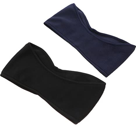 minkissy 2stücke Wickeltuch Warmes Stirnband Mit Ohrenbedeckung Aus Elastischem Material Für Winter Für Outdoor-aktivitäten Und Skifahren