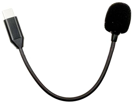 USB C Mikrofon, 360 Grad verstellbares Schwanenhalsmikrofon, Rauschunterdrückungstechnologie, externes USB für Videospiele, Schwanenhals-Mikrofon
