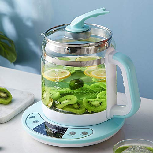 Wmmner Hervidor Eléctrico, Hervidor de Salud, Espesante Automáticod Tetera de Vidrio, Base de Calentamiento de Acero Inoxidable, Hervidor de Agua/un Color/un Color