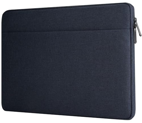 HEDUGO Custodia per Laptop con Tasca per Accessori Custodia Imbottita per Computer da 15 a 16 Pollici Compatibile con MacBook Air/Pro Porta Protettiva per Chromebook/Pc Portatile da 15” a 16”