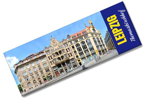 streetline Leipzig Thomaskirchhof Panorama Souvenir Magnet